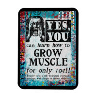 Muscle de croissance - Drôle Annonce Vintage
