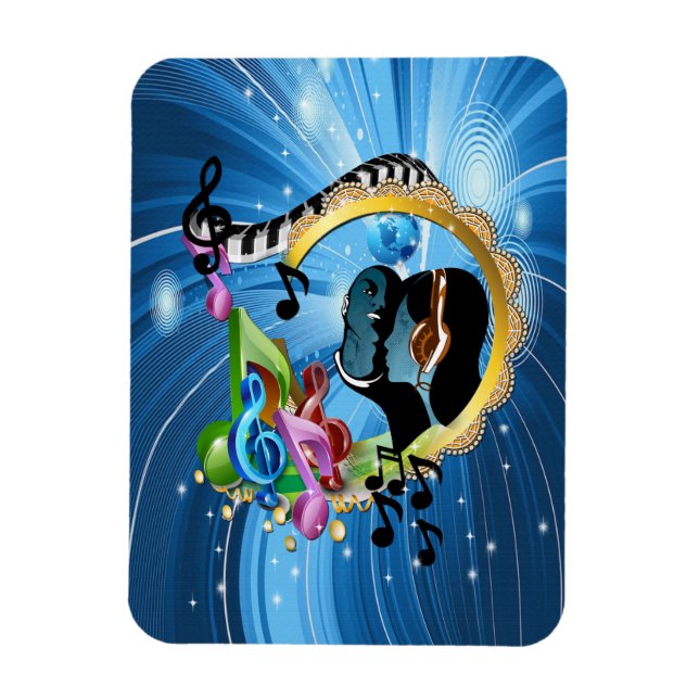 Magnet Flexible Musique pour l'âme (Vertical)