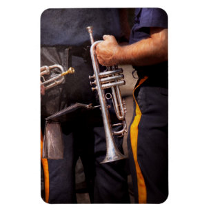 Magnet Flexible Musique - Trompette - Orchestre de police en march