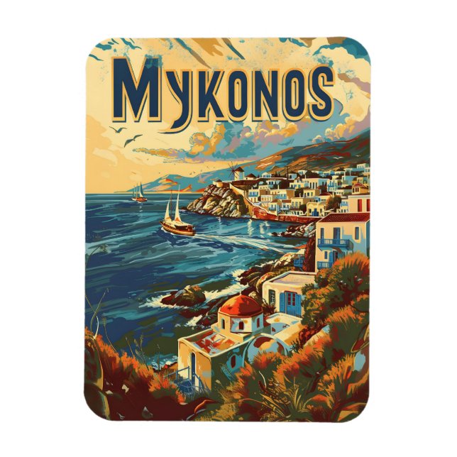 Magnet Flexible Mykonos Vintage (Vertical)
