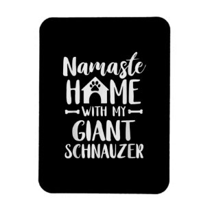 Magnet Flexible Namaste Home Giant Schnauzer - Schnauzer Lover