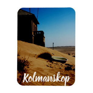 Magnet Flexible Namibie Kolmanskop House Dune Paysage Ville fantôm