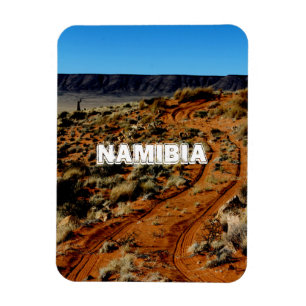 Magnet Flexible Namibie Tirool Namib Paysage du désert Sol rouge