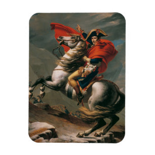 Magnet Flexible Napoléon à cheval, bataille du col Saint-Bernard