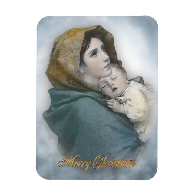 Magnet Flexible Nativité de Noël L'aimant Madonna (Vertical)