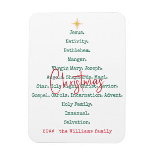 Magnet Flexible Nativité Noël Foi chrétienne Jésus Religieux