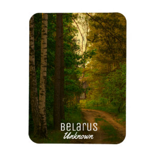Magnet Flexible Nature Forêt Village Rural Cabine Biélorussie Inco