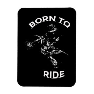 Magnet Flexible Né à Ride - Motocross Rider
