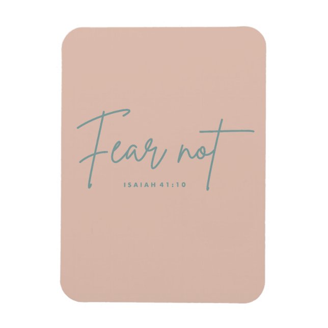 Magnet Flexible "Ne crains pas." Ésaïe 41:10 (Vertical)