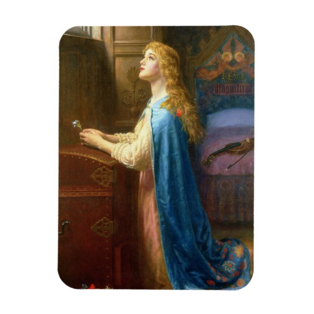 Magnet Flexible 'Ne m'oublie pas' (huile sur toile) (Vertical)