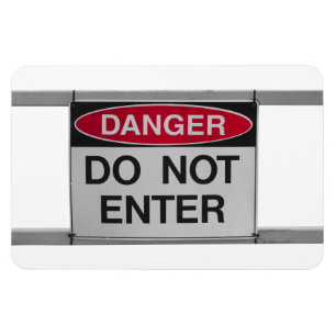 Magnet Flexible Ne pas entrer de signe