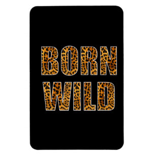 Magnet Flexible Né Wild Cheetah Tiger Lion Poster de animal Leopar