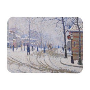 Magnet Flexible Neige, Boulevard de Clichy, Paris, 1886