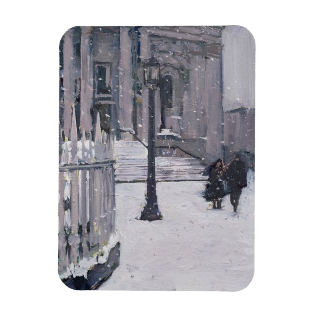 Magnet Flexible Neige en dehors de St. Paul's 2009 (Vertical)