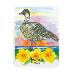 Magnet Flexible Nene Hawaiian Goose State Bird of Hawaii