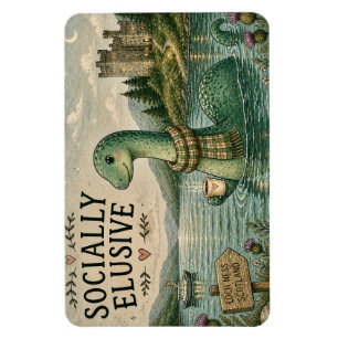 Magnet Flexible Nessie insaisissable socialement Cryptide cosy Loc