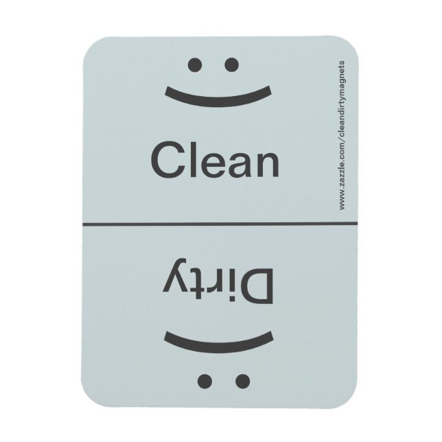 Magnet Flexible Nettoyer le moustiquaire - Gris - (Sourire/Frown) (Vertical)