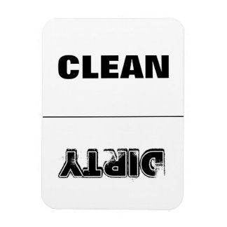Magnet Flexible Nettoyer le sec (noir et blanc)