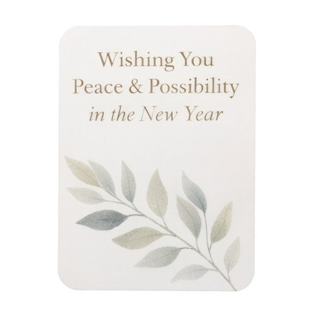 Magnet Flexible New year calendar  (Vertical)