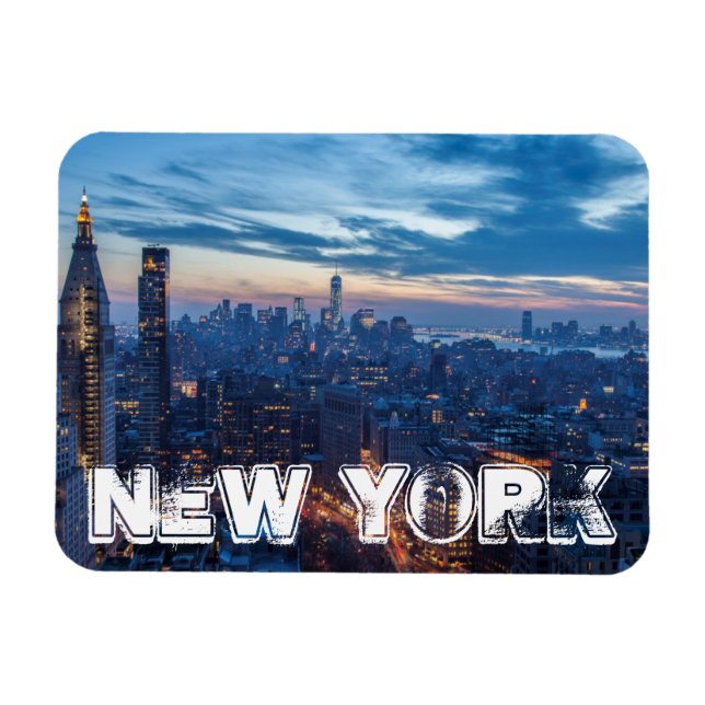 Magnet Flexible New York City, New York, États-Unis (Horizontal)