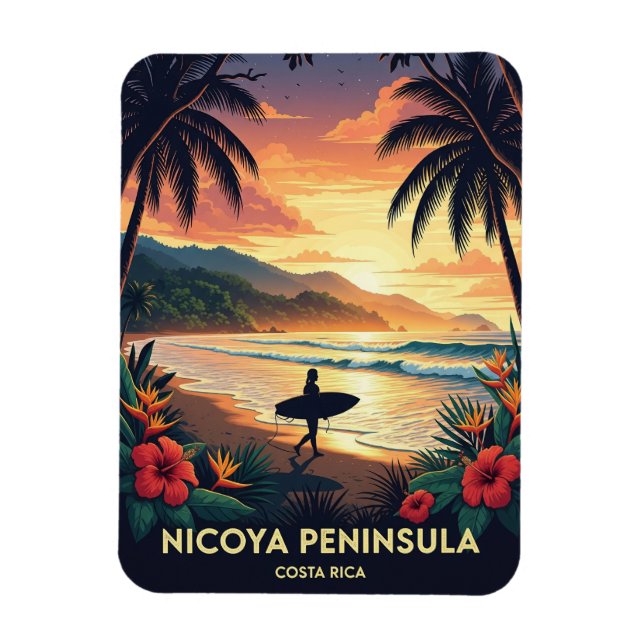 Magnet Flexible Nicoya Péninsule Costa Rica Voyage (Vertical)