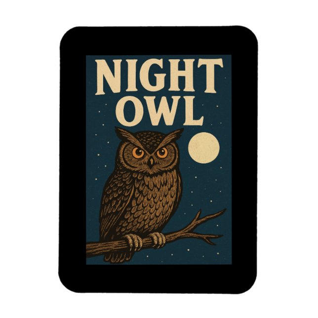 Magnet Flexible Night Owl (Vertical)
