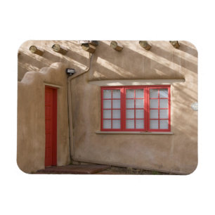 Magnet Flexible NM, Nouveau-Mexique, Santa Fe, Canyon Road, légend