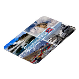 Magnet Flexible NO Svalbard - Gullybreen Magdalenefjorden -