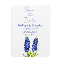 Noces de bleuets bleus floraux texans rustiques