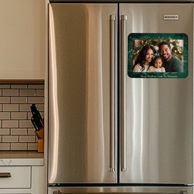 Magnet Flexible Noël de la photo verte (Créateur téléchargé)