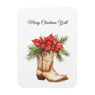 Magnet Flexible Noël de l'enfant cowboy occidental