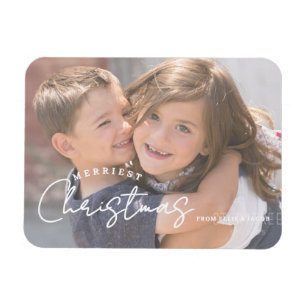 Magnet Flexible Noël le plus joyeux Famille Joie Noël
