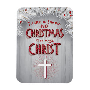 Magnet Flexible Noël religieux - Pas de Noël sans Christ