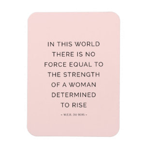Magnet Flexible Noir rose de inspiration de citations de femme