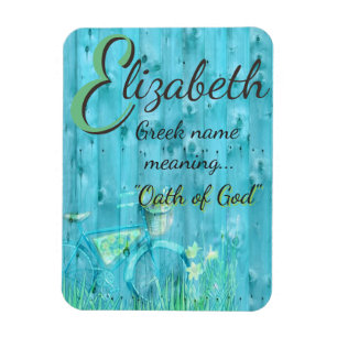 Magnet Flexible Nom Signification de l'aimant : Elizabeth, serment