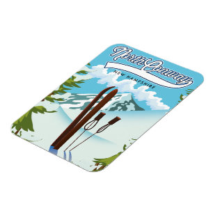 Magnet Flexible Nord Conway New Hampshire, pour skier