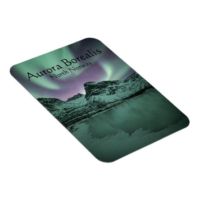 Magnet Flexible Northern Lights Norvège Souvenir (Côté Droit)