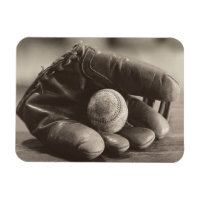 Nostalgie du baseball - Mitt et Baseball