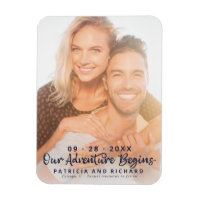Notre Aventure Commence Aimant de Mariage Save the