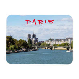 Magnet Flexible Notre Dame de Paris et la Seine - France