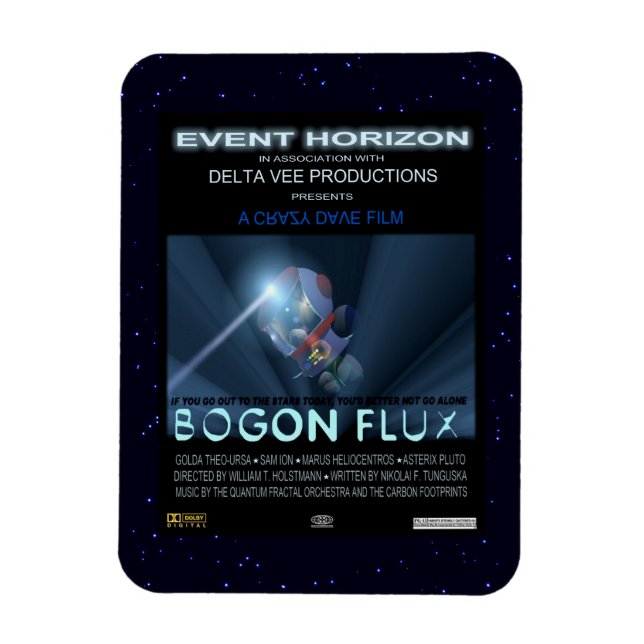 Magnet Flexible Nounours dans l'espace (Vertical)