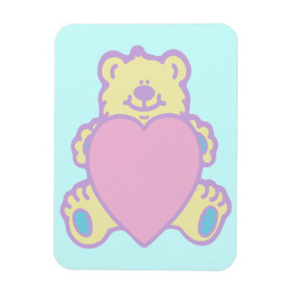 Magnet Flexible Nounours Teddy Bear Cœur d'Amour