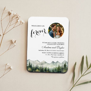 Magnet Flexible Nous avons choisi l'invitation de mariage Forever