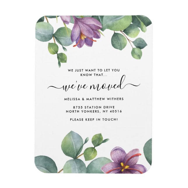 Magnet Flexible Nous avons déplacé la verdure Eucalyptus Changemen (Vertical)