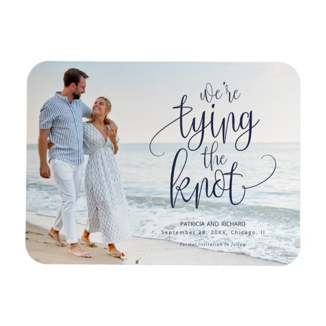 Magnet Flexible Nous essayons de nouer le mariage Enregistrer la p (Horizontal)