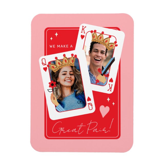 Magnet Flexible Nous faisons une belle paire de valentines photo d (Vertical)
