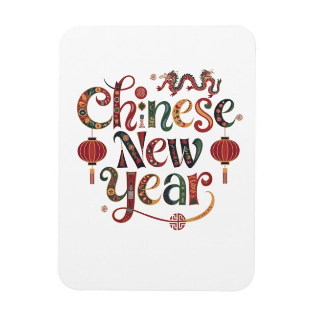 Magnet Flexible Nouvel an chinois (Vertical)