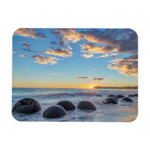 Magnet Flexible Nouvelle-Zélande, île du Sud, boules de Moeraki
