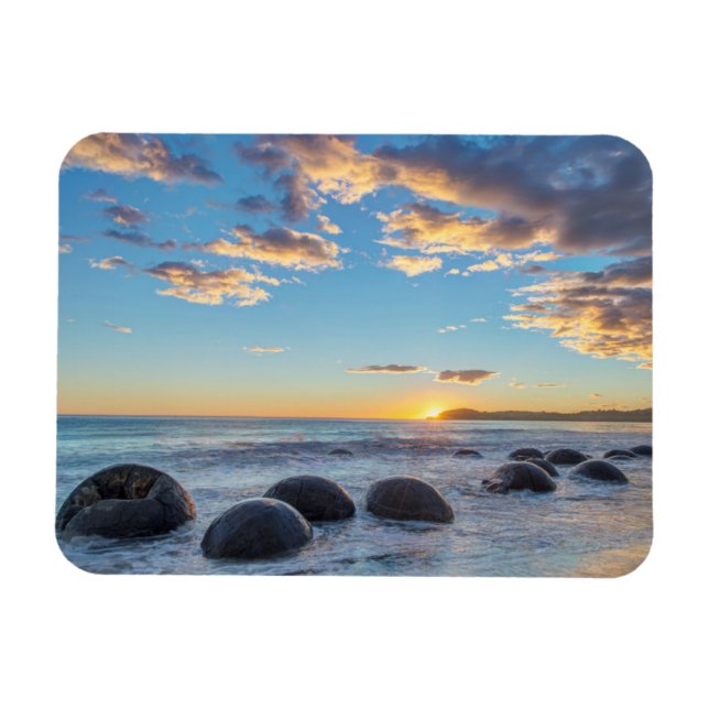 Magnet Flexible Nouvelle-Zélande, Île du Sud, Moeraki Boulders (Horizontal)