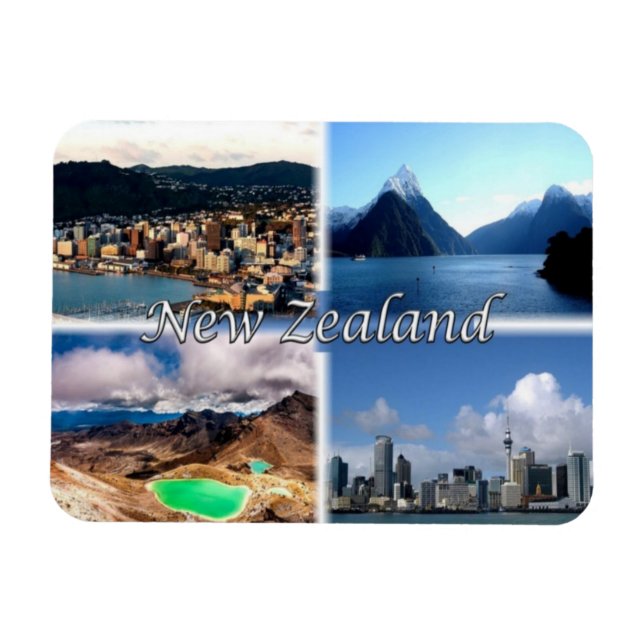 Magnet Flexible Nouvelle-Zélande - Wellington - (Horizontal)